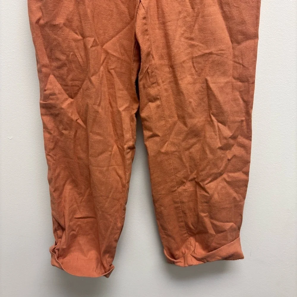 Urban Outfitters Linen Blend High Rise Pants